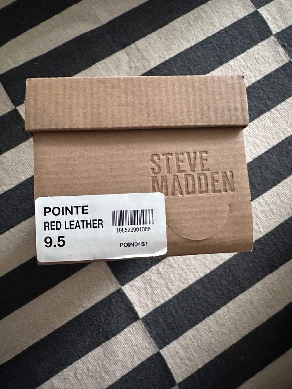 Steve Madden Women’s Red Lace-Up Ballet Flats 9.5 - Picture 4 of 4